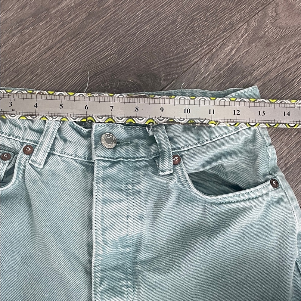 ZARA high wasted five buttons straight leg jeans - Picture 8 of 12